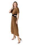 Dimitra Dress (Brown)