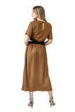 Dimitra Dress (Brown)